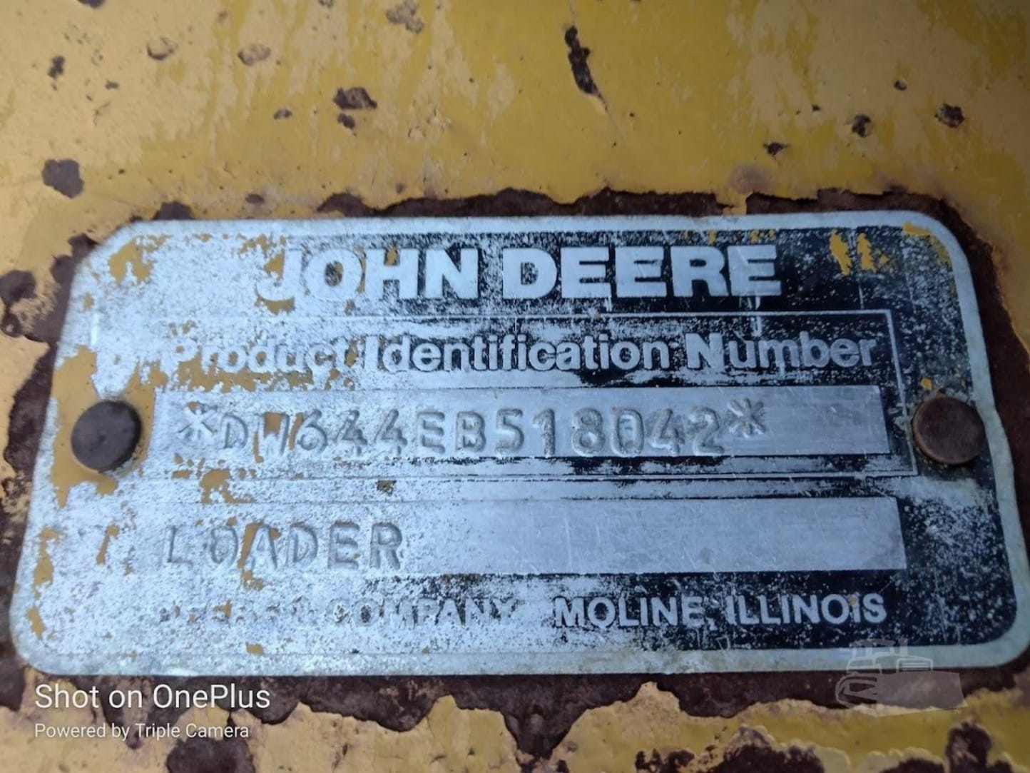 1991 John Deere 644E Wheel Loaders for sale in Old Forge, PA - listing photo 8 of 8