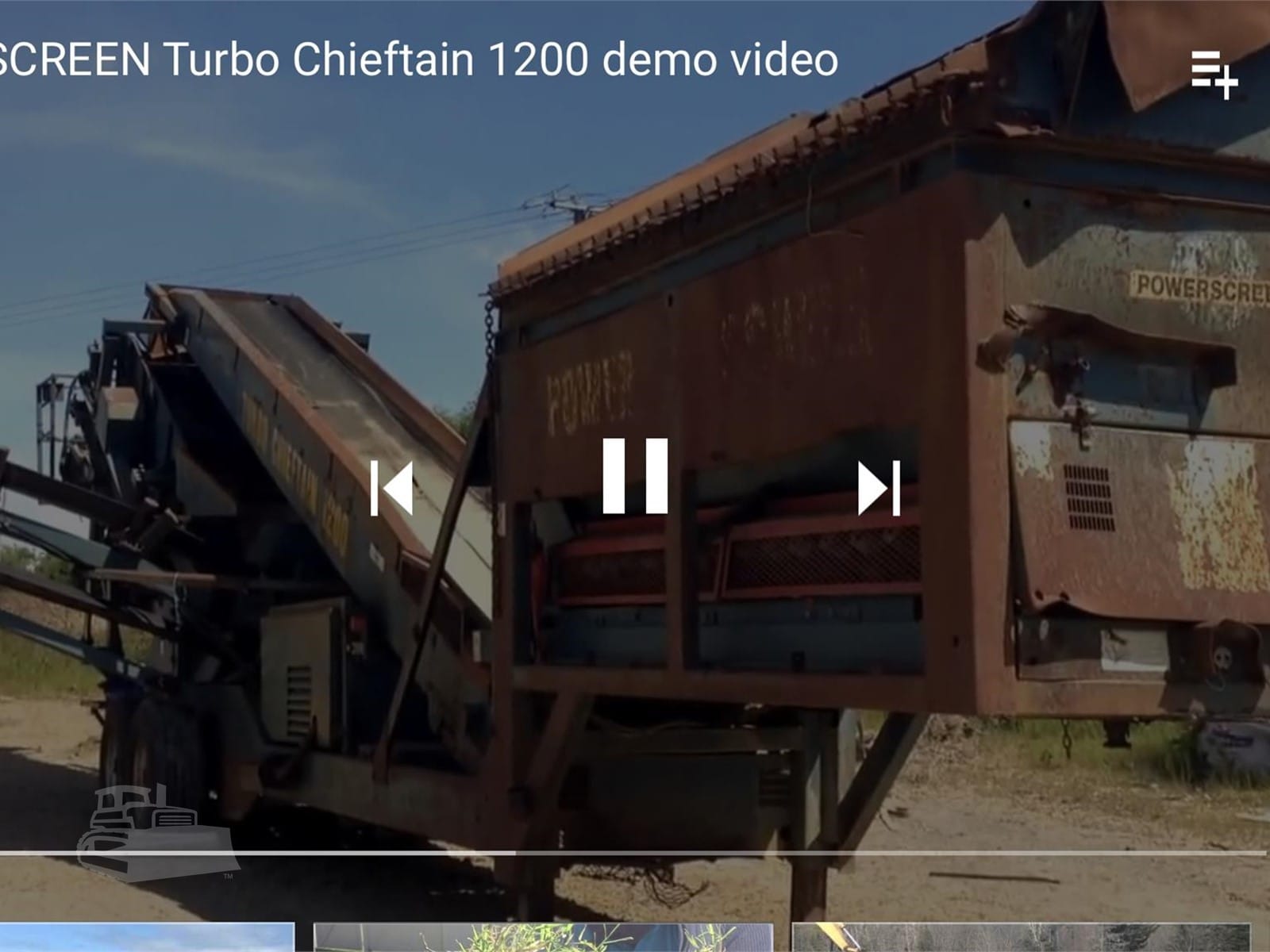 1998 Powerscreen Standard Chief Quarry Aggregate for sale in Glenpool, OK - listing photo 4 of 8