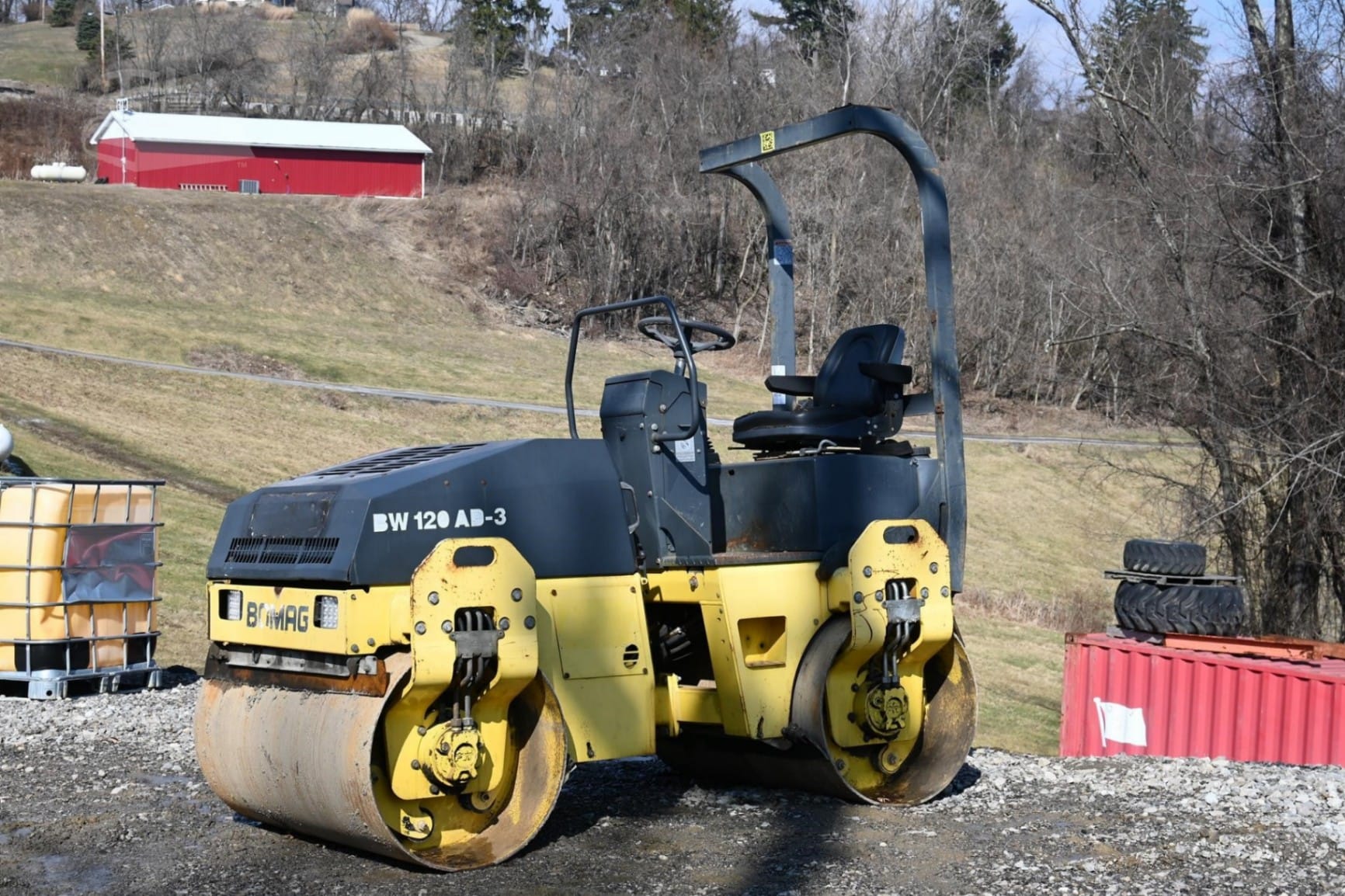 2001 BOMAG BW120AD-3 Smooth Drum Rollers for sale in Bridgeport, OH - listing photo 4 of 8