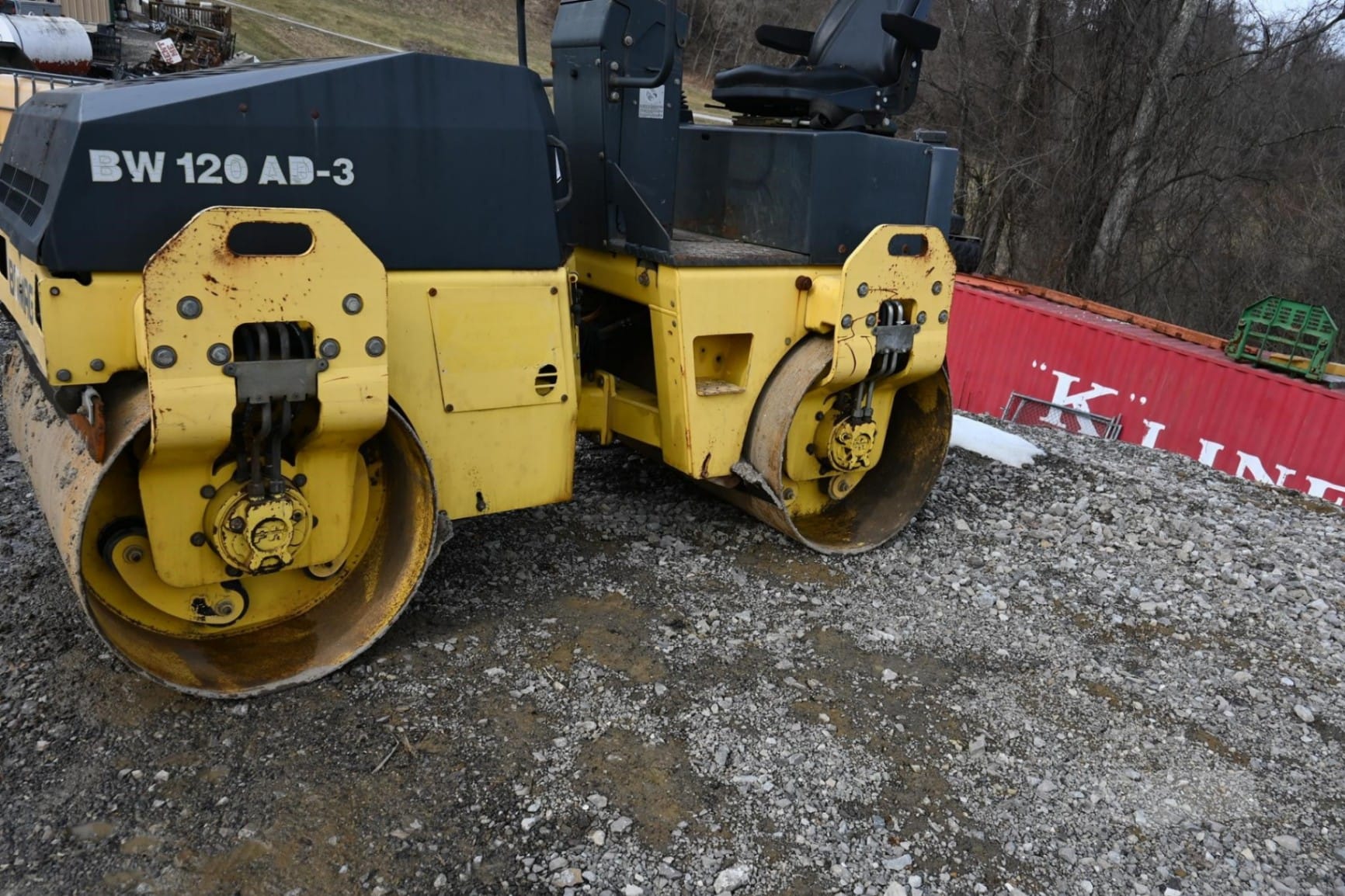 2001 BOMAG BW120AD-3 Smooth Drum Rollers for sale in Bridgeport, OH - listing photo 7 of 8