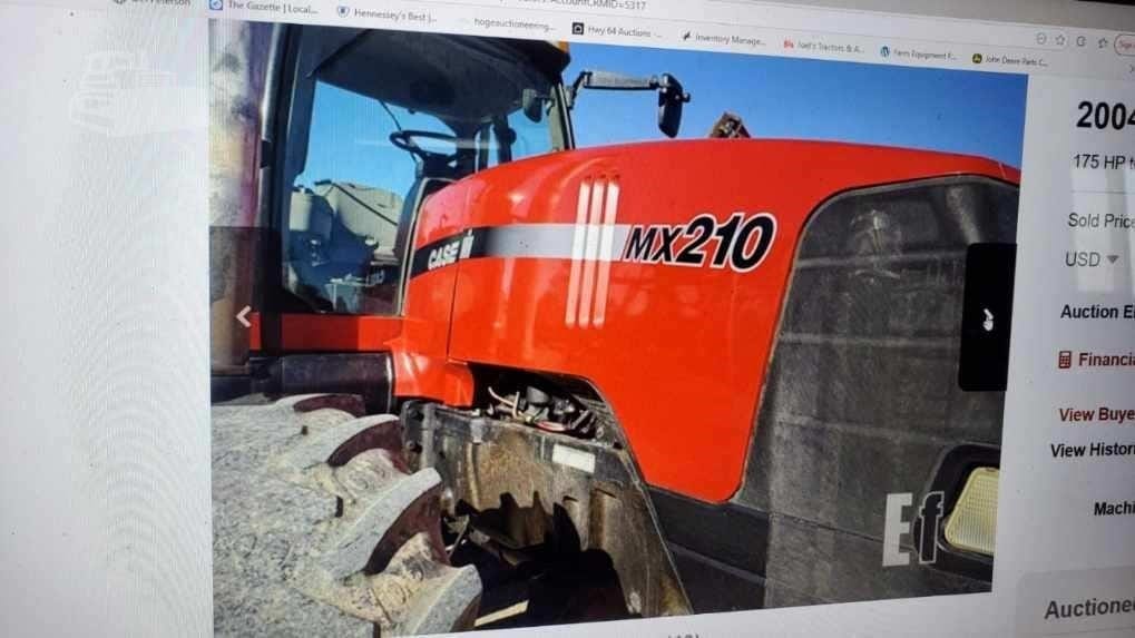 2004 Case IH MX210 Field Tractors Power for sale in Mechanicsville, IA - listing photo 2 of 7