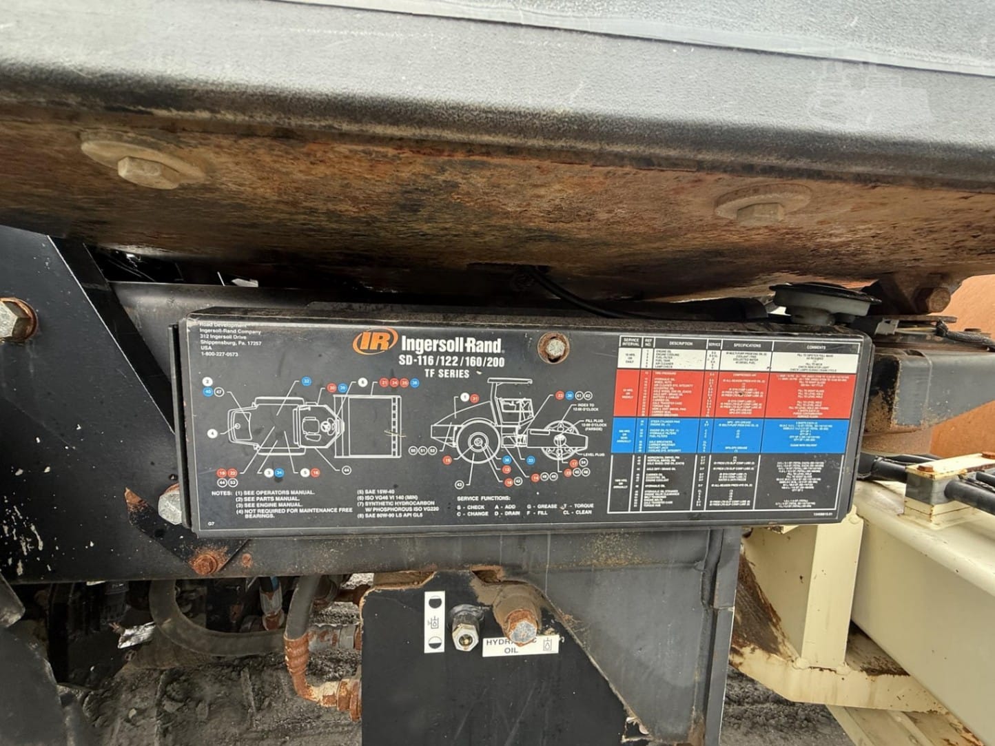 2005 Ingersoll-Rand SD116DX TF Smooth Drum Rollers for sale in Old Forge, PA - listing photo 5 of 8
