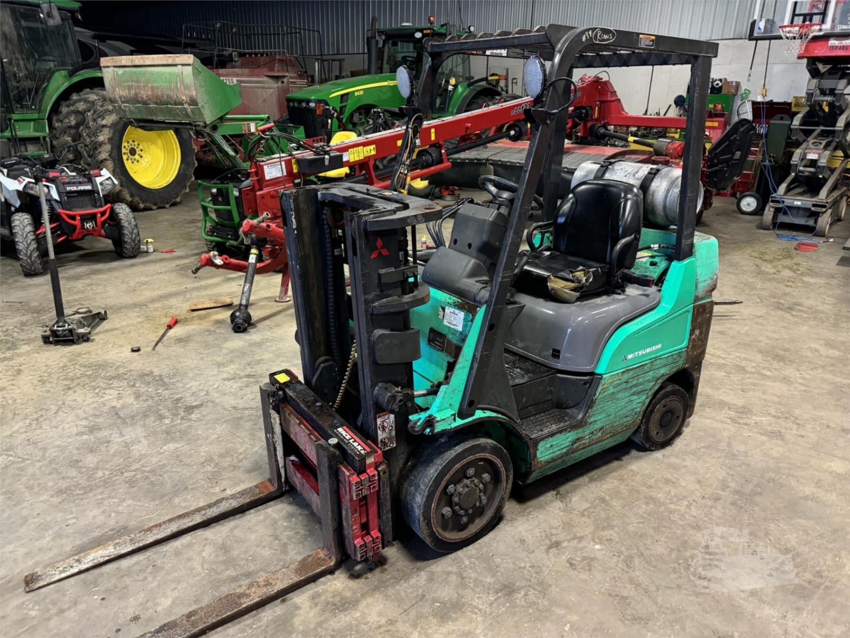 2007 Mitsubishi mitsubishi-fgc25n Telehandlers Forklifts for sale in Newton, IA - listing photo 2 of 25