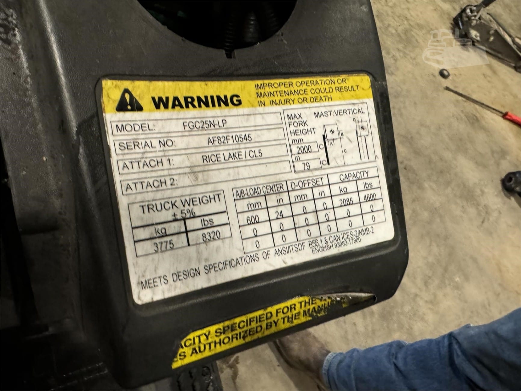 2007 Mitsubishi mitsubishi-fgc25n Telehandlers Forklifts for sale in Newton, IA - listing photo 23 of 25