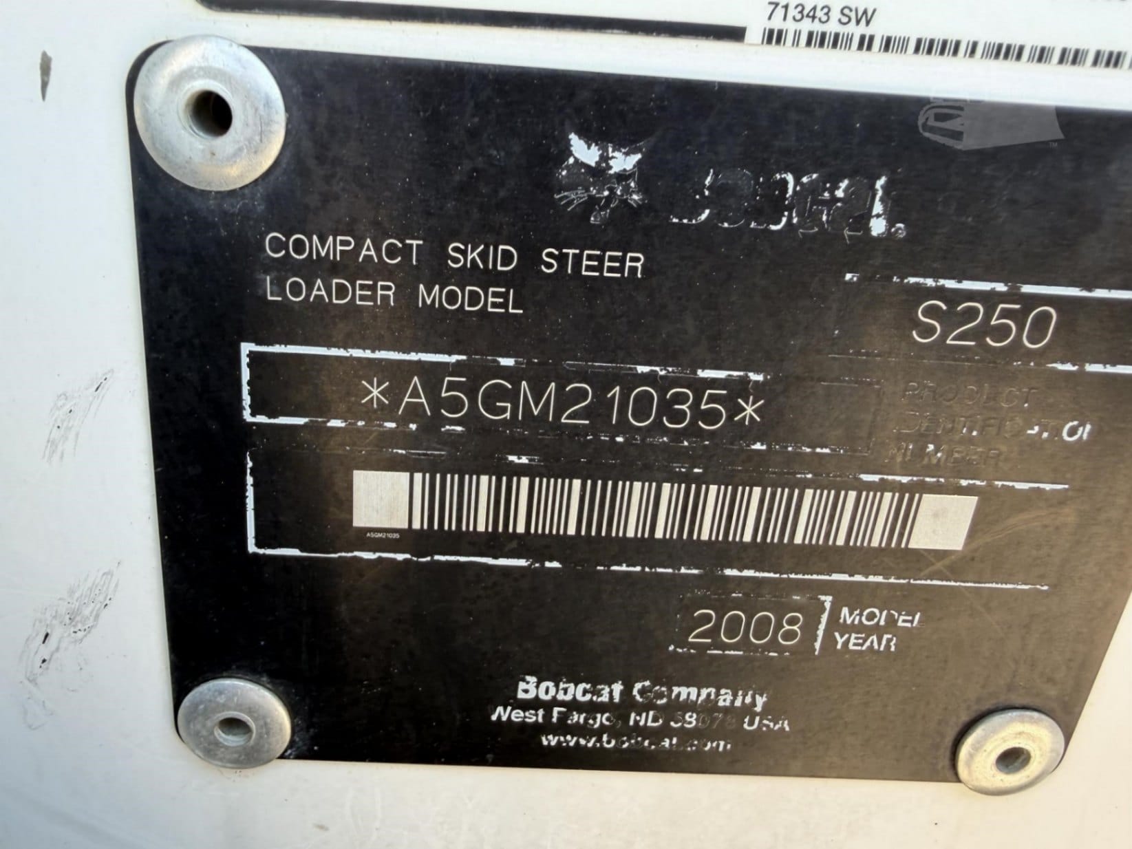 2008 Bobcat S250 Skid Steer Loaders for sale in York, NE - listing photo 7 of 7