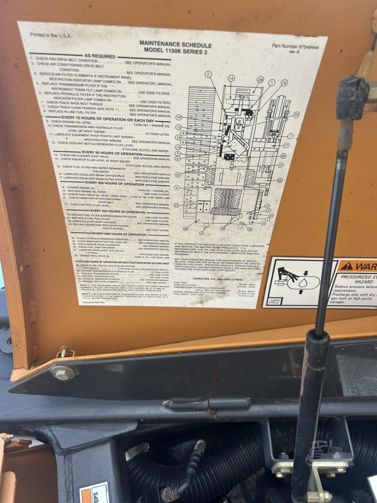 2008 CASE 1150K Dozers for sale in Manchester, IA - listing photo 87 of 104