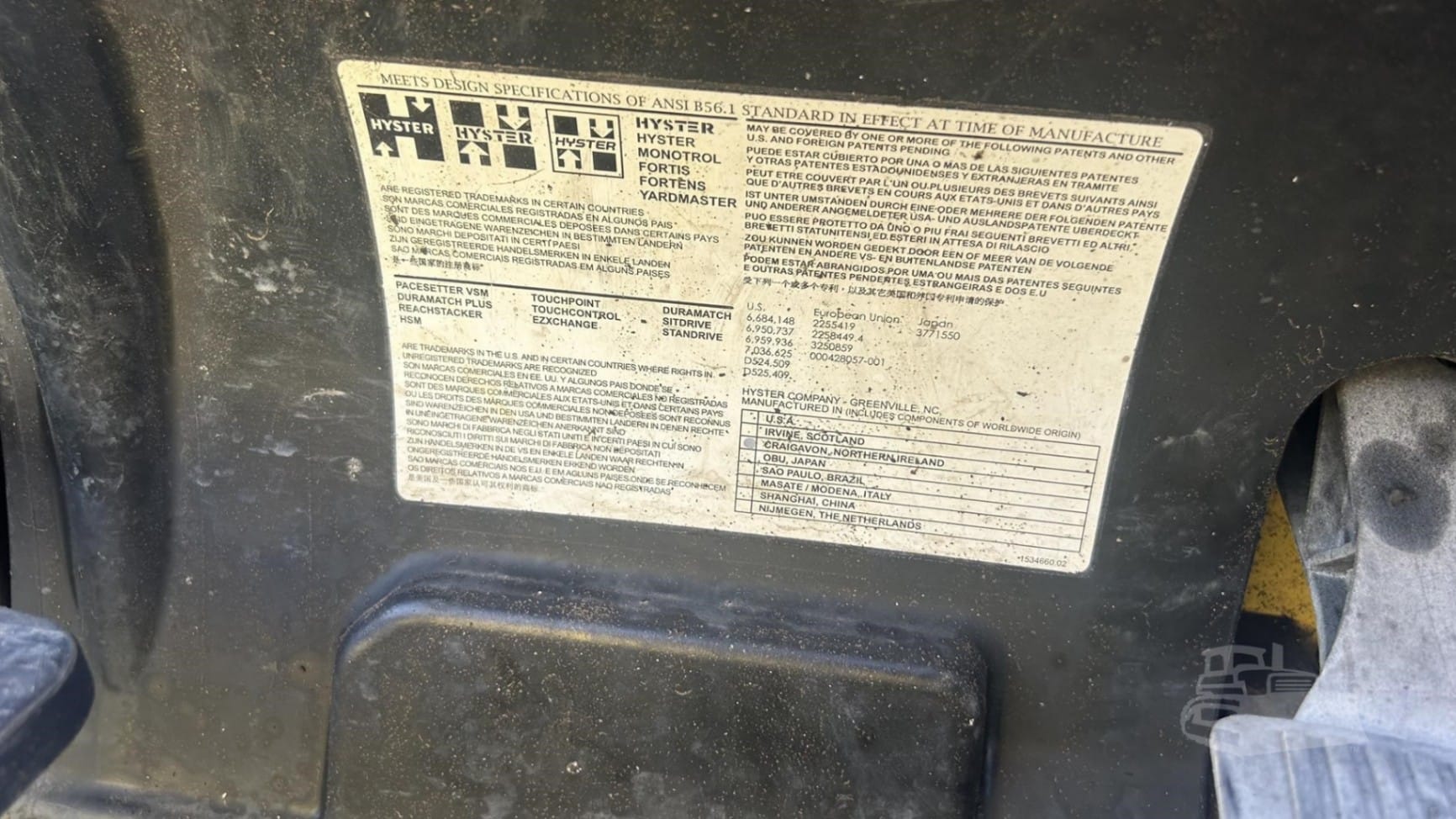 2008 Hyster H5.0FT Telehandlers Forklifts for sale in Manchester, IA - listing photo 60 of 65