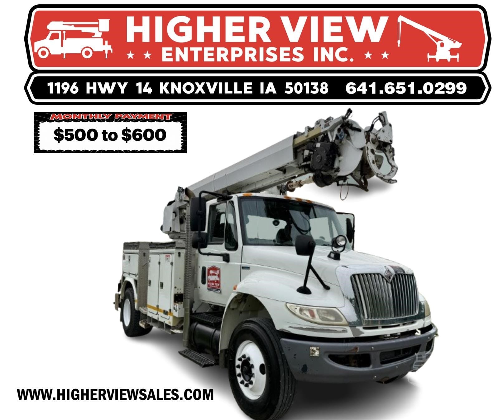 2010 Altec DL45BR Service Mechanics Truck Crane for sale in Knoxville, IA - listing photo 2 of 47