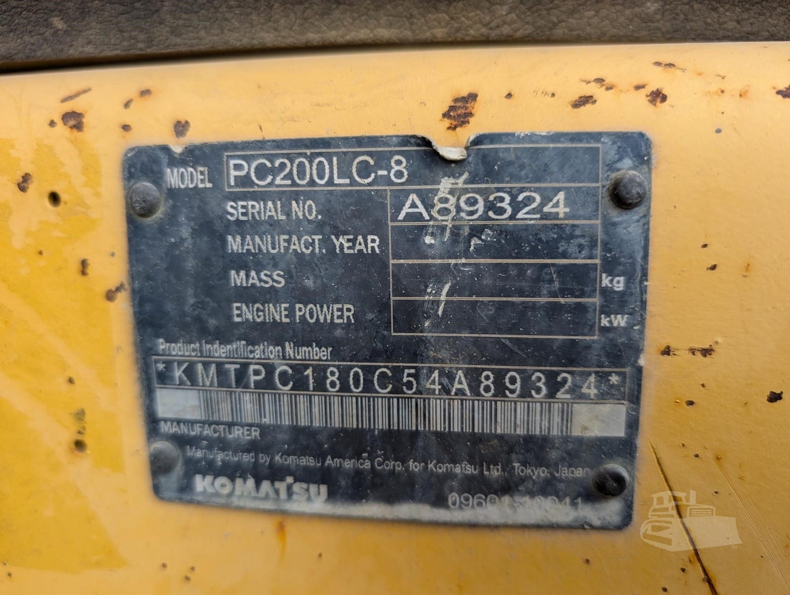2010 Komatsu PC200LC-8 Excavators for sale in Ephrata, PA - listing photo 5 of 8