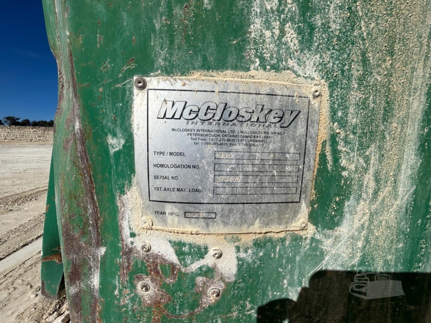2012 McCloskey mccloskey-j50 Jaw Crusher for sale in Austin, TX - listing photo 6 of 8