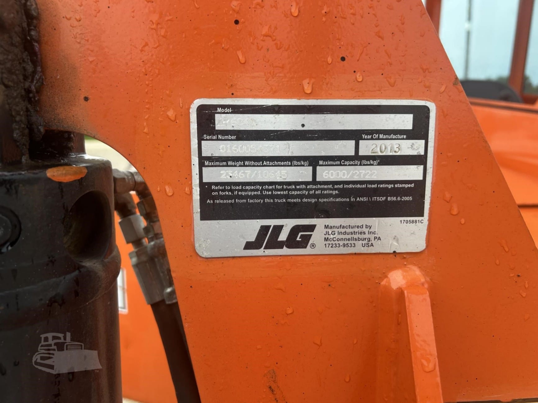 2013 JLG 6042 Telehandlers Forklifts for sale in Manchester, IA - listing photo 59 of 95