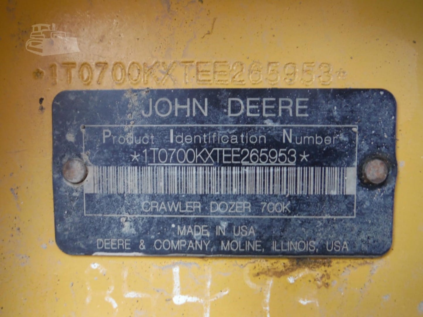 2014 John Deere 700K XLT Dozers for sale in Milton, PA - listing photo 7 of 8