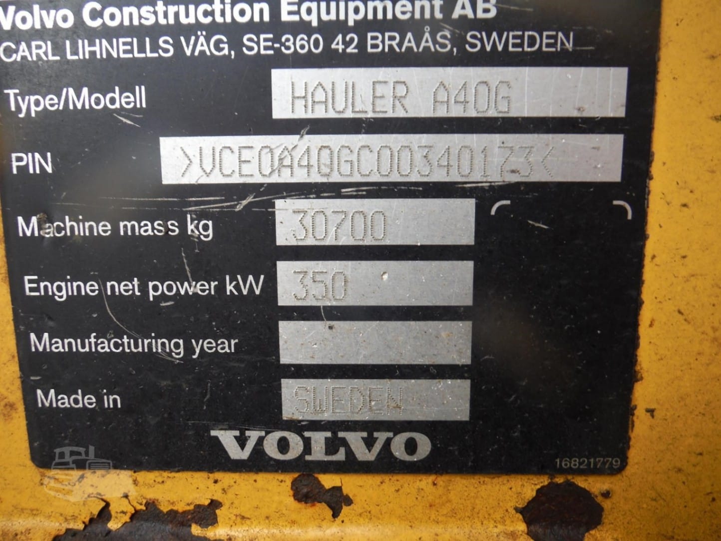 2014 Volvo A40G Dumpers Haulers for sale in Milton, PA - listing photo 5 of 8