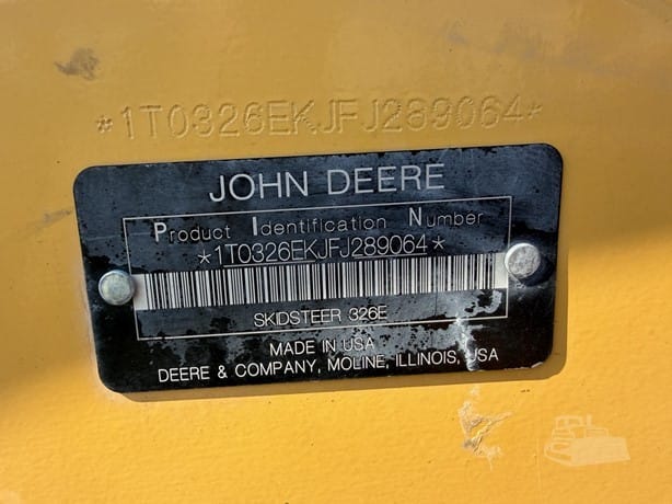 2015 John Deere 326E Skid Steer Loaders for sale in Edon, OH - listing photo 4 of 8