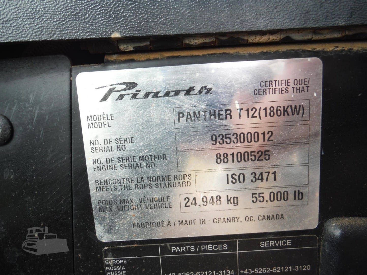 2015 PRINOTH Panther T12 Dumpers Haulers for sale in Milton, PA - listing photo 8 of 8
