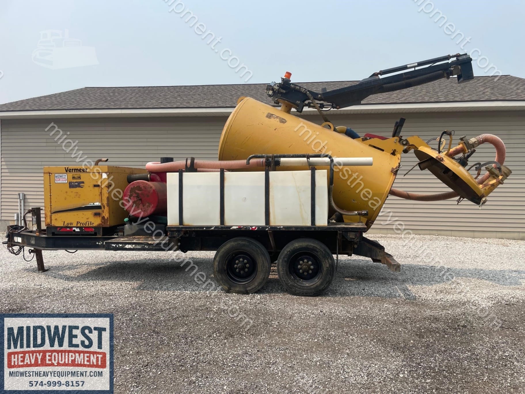 2015 Vermeer LP873SDT Vacuum Excavator Trailer Skid for sale in South Bend, IN - primary listing photo of 8