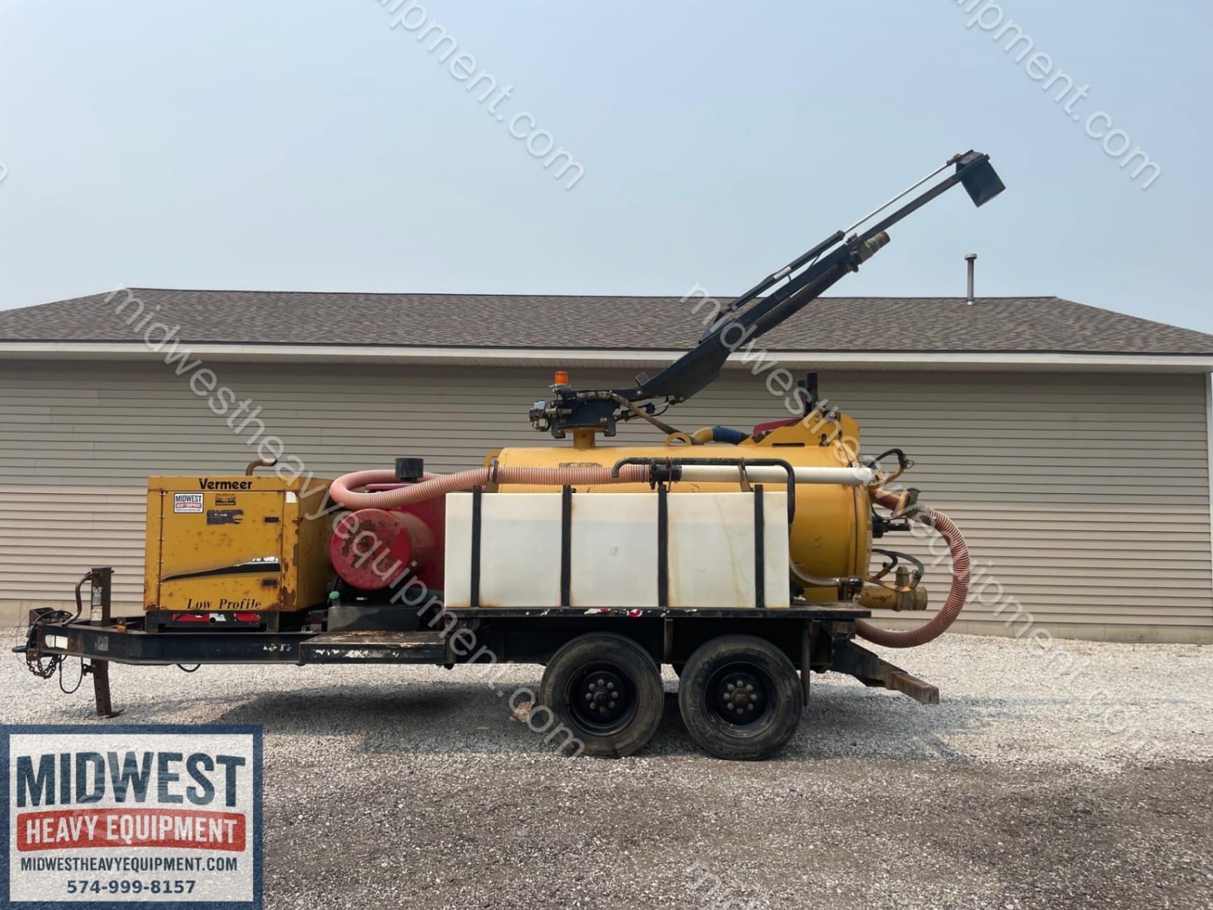 2015 Vermeer LP873SDT Vacuum Excavator Trailer Skid for sale in South Bend, IN - listing photo 2 of 8