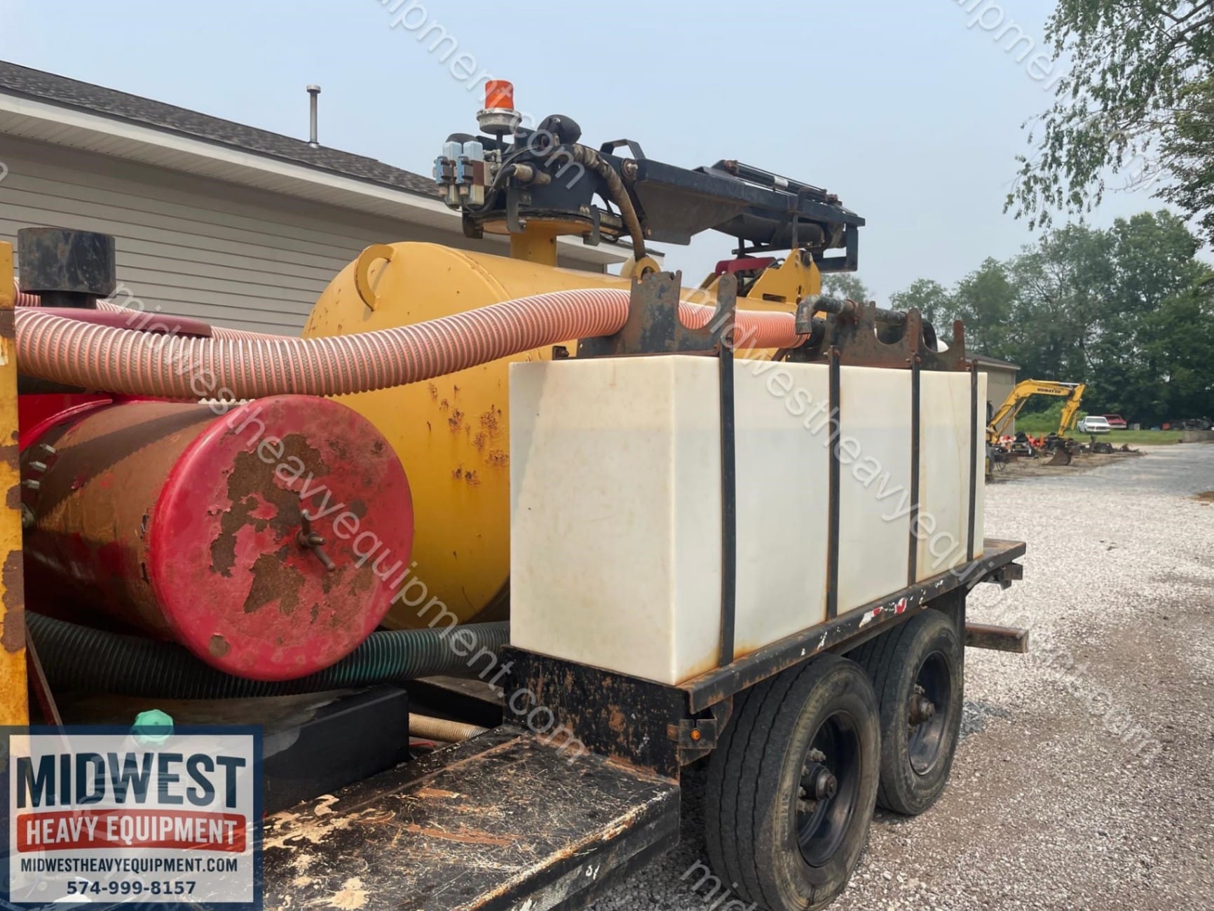 2015 Vermeer LP873SDT Vacuum Excavator Trailer Skid for sale in South Bend, IN - listing photo 5 of 8