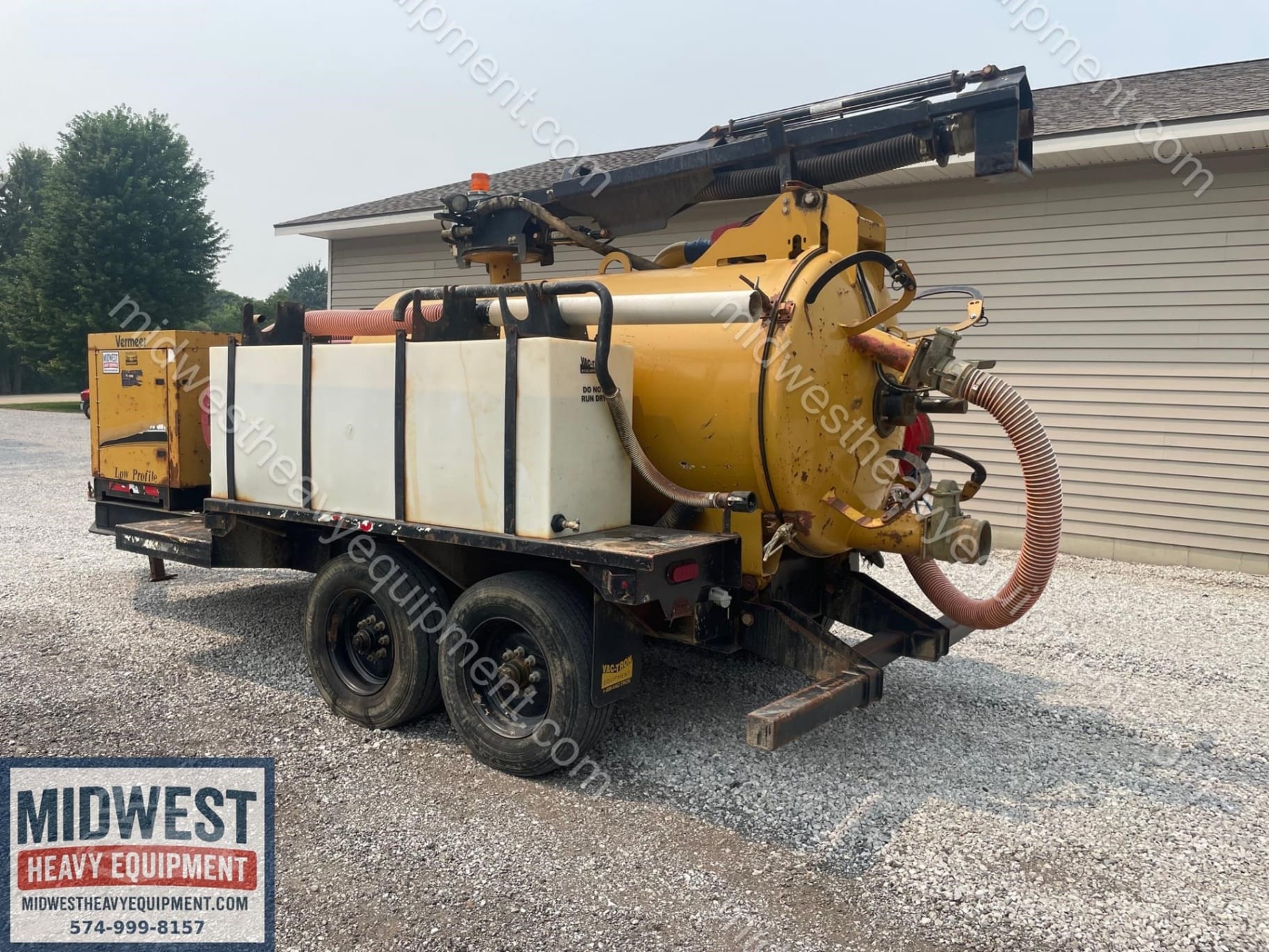 2015 Vermeer LP873SDT Vacuum Excavator Trailer Skid for sale in South Bend, IN - listing photo 6 of 8