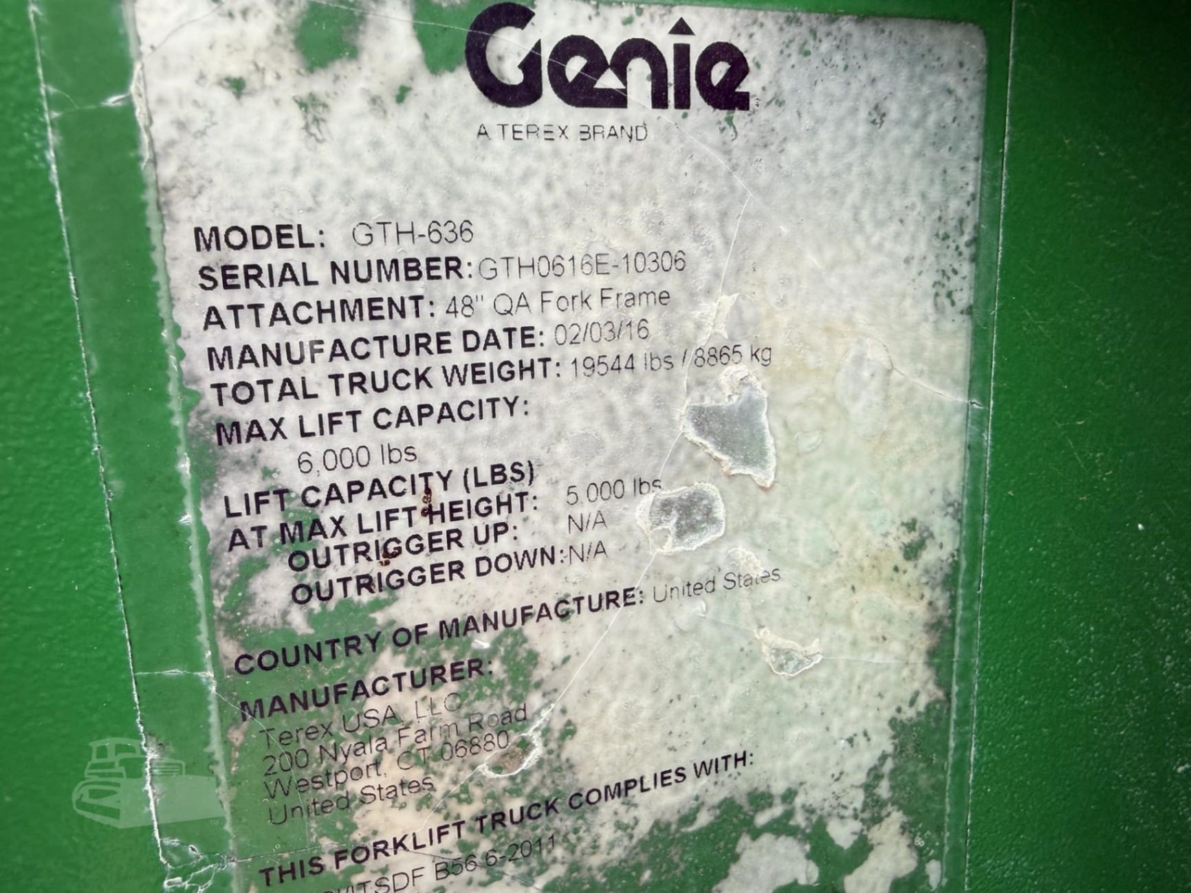 2016 Genie genie-gth-636 Telehandlers Forklifts for sale in Newton, IA - listing photo 69 of 70