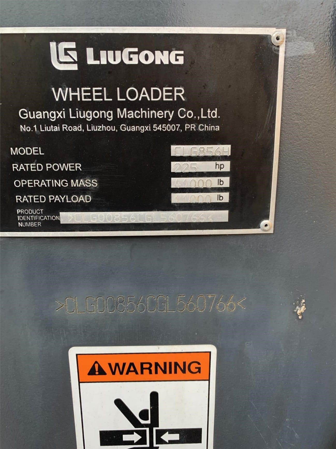 2016 LIUGONG 856H Wheel Loaders for sale in Chicago Ridge, IL - listing photo 6 of 6