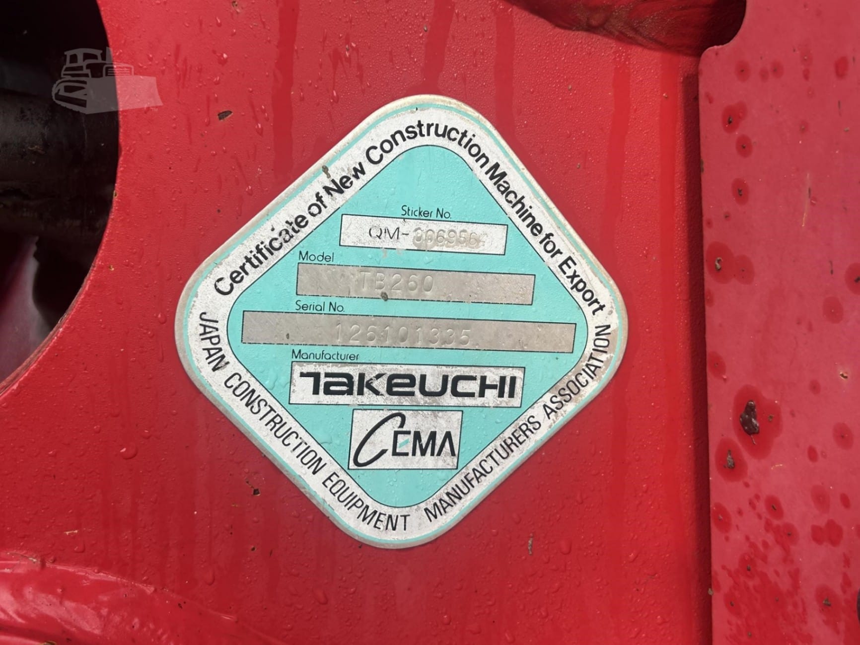 2016 Takeuchi TB260 Excavators for sale in Manchester, IA - listing photo 34 of 75