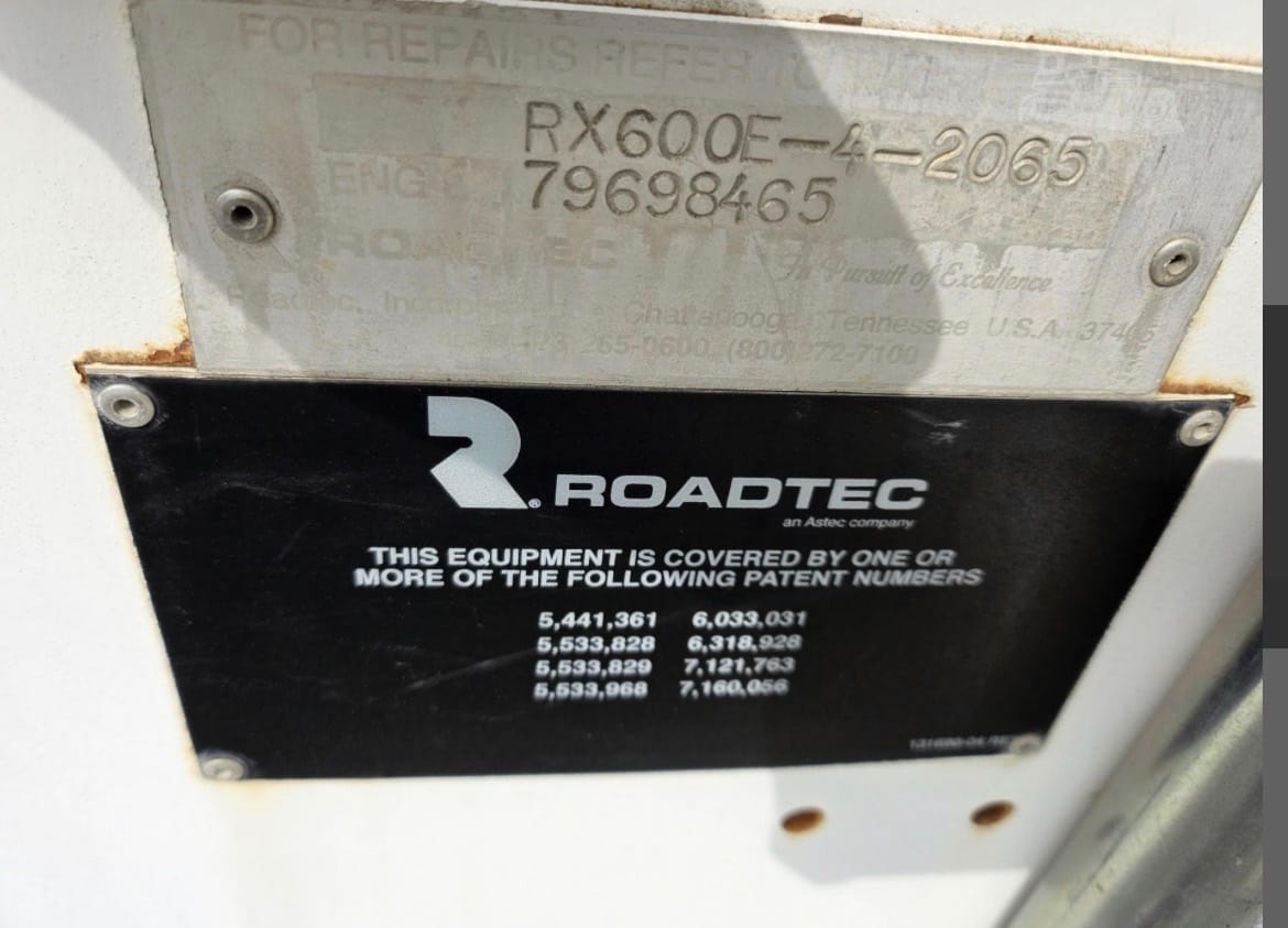 2017 Astec (Roadtec) RX600E-4 Milling Profiling for sale in Houston, TX - listing photo 6 of 6