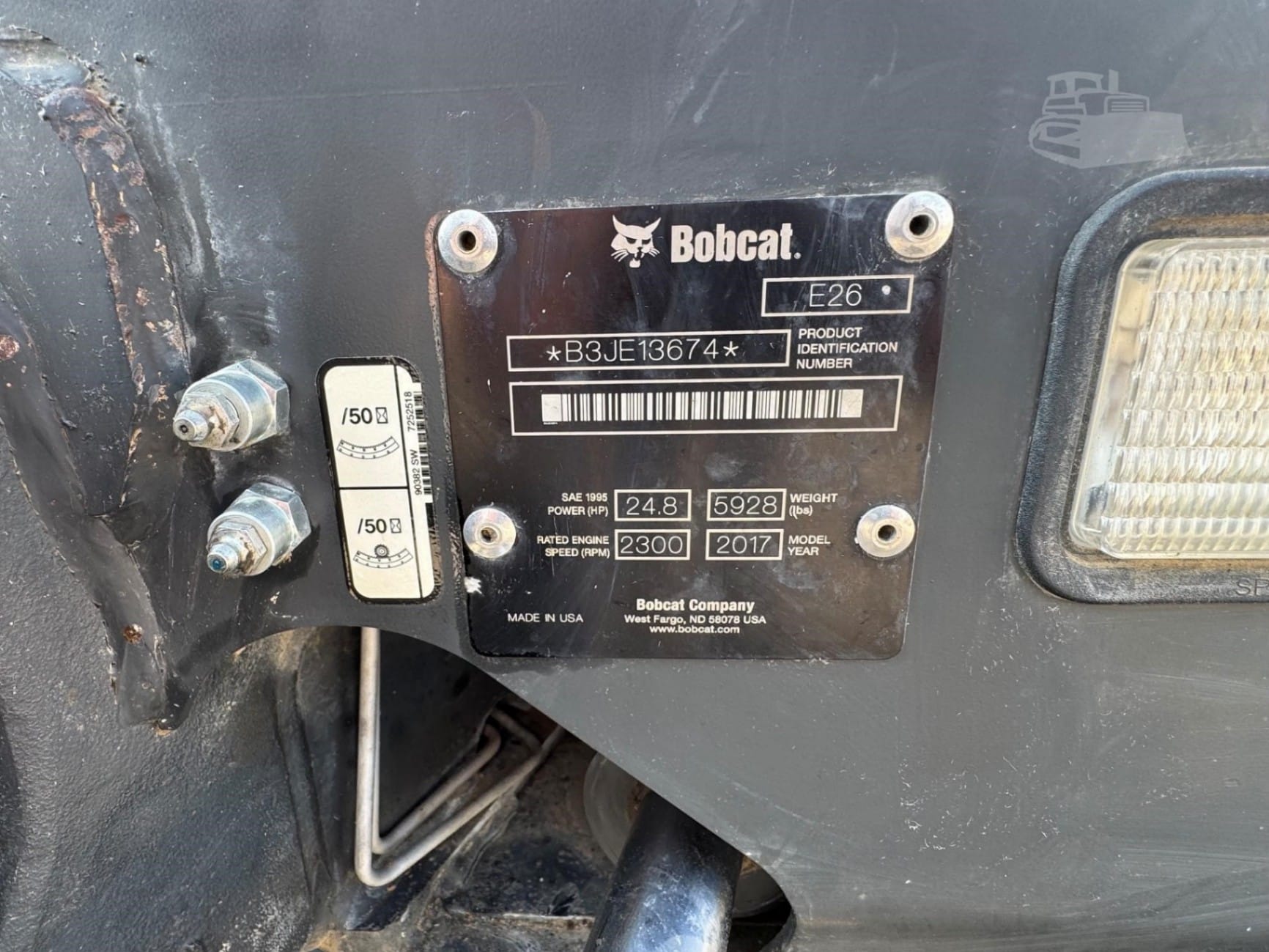 2017 Bobcat E26 Excavators for sale in Lincoln, NE - listing photo 4 of 7