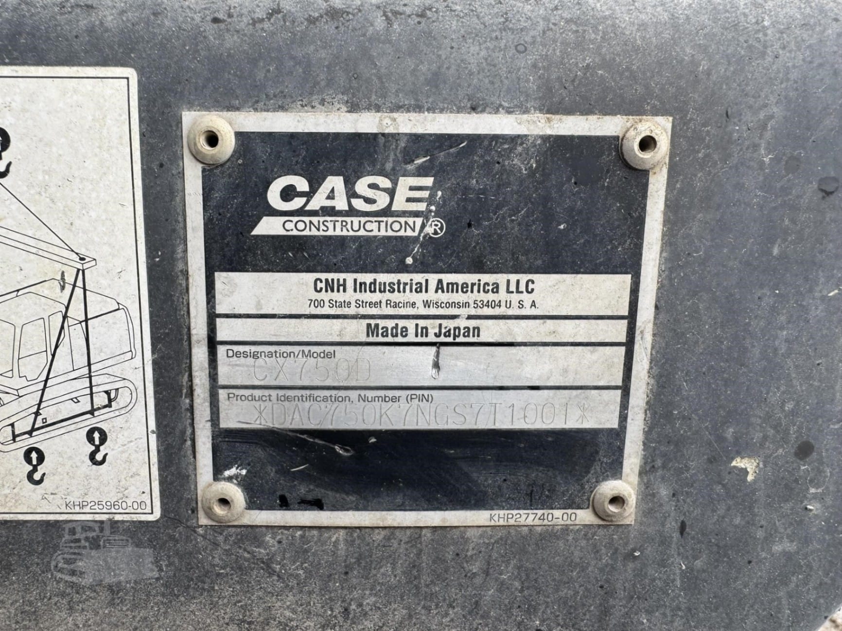 2017 CASE CX750D Excavators for sale in West Terre Haute, IN - primary listing photo of 8
