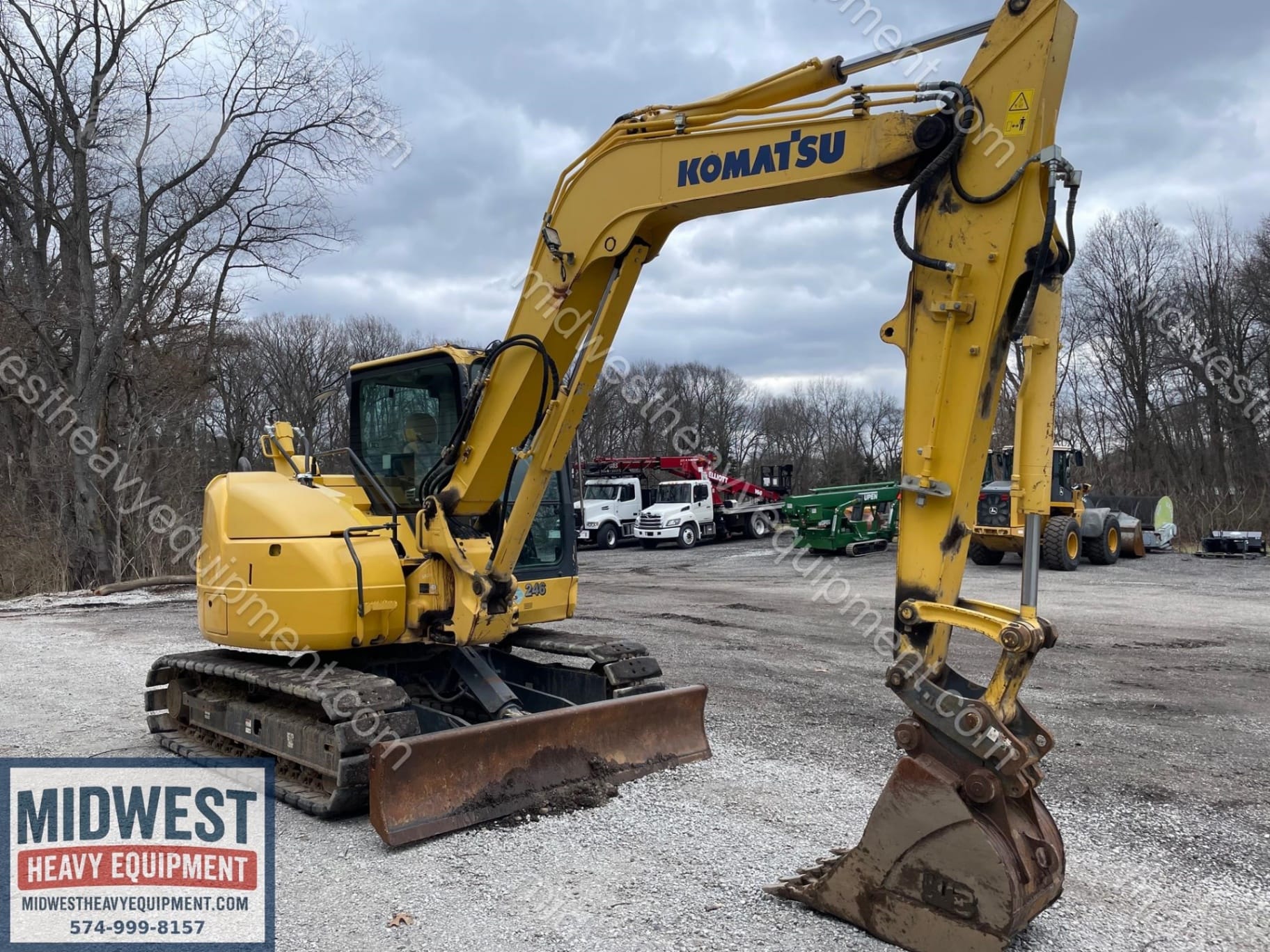2017 Komatsu PC88MR-10 Excavators for sale in South Bend, IN - primary listing photo of 8