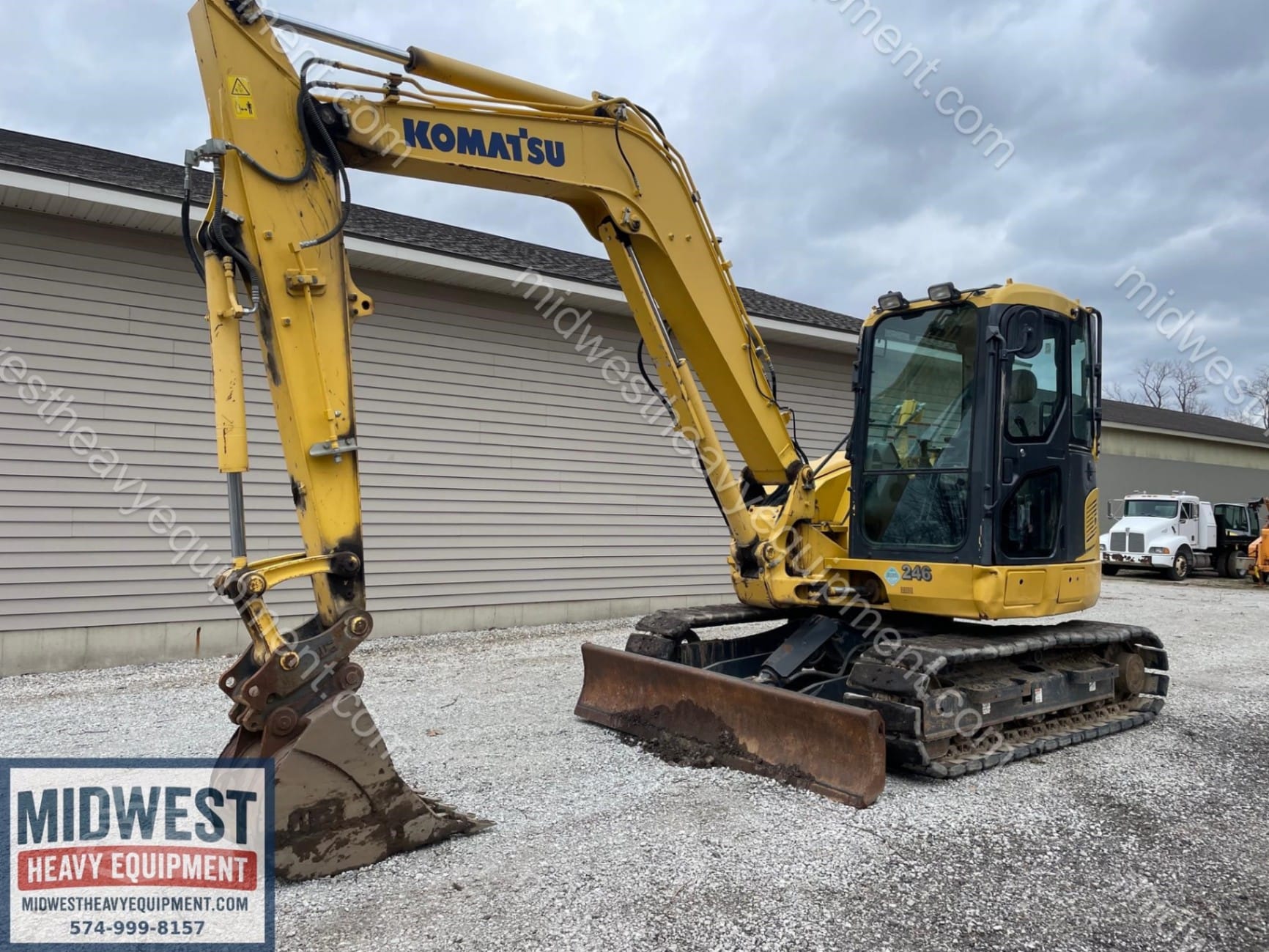 2017 Komatsu PC88MR-10 Excavators for sale in South Bend, IN - listing photo 4 of 8