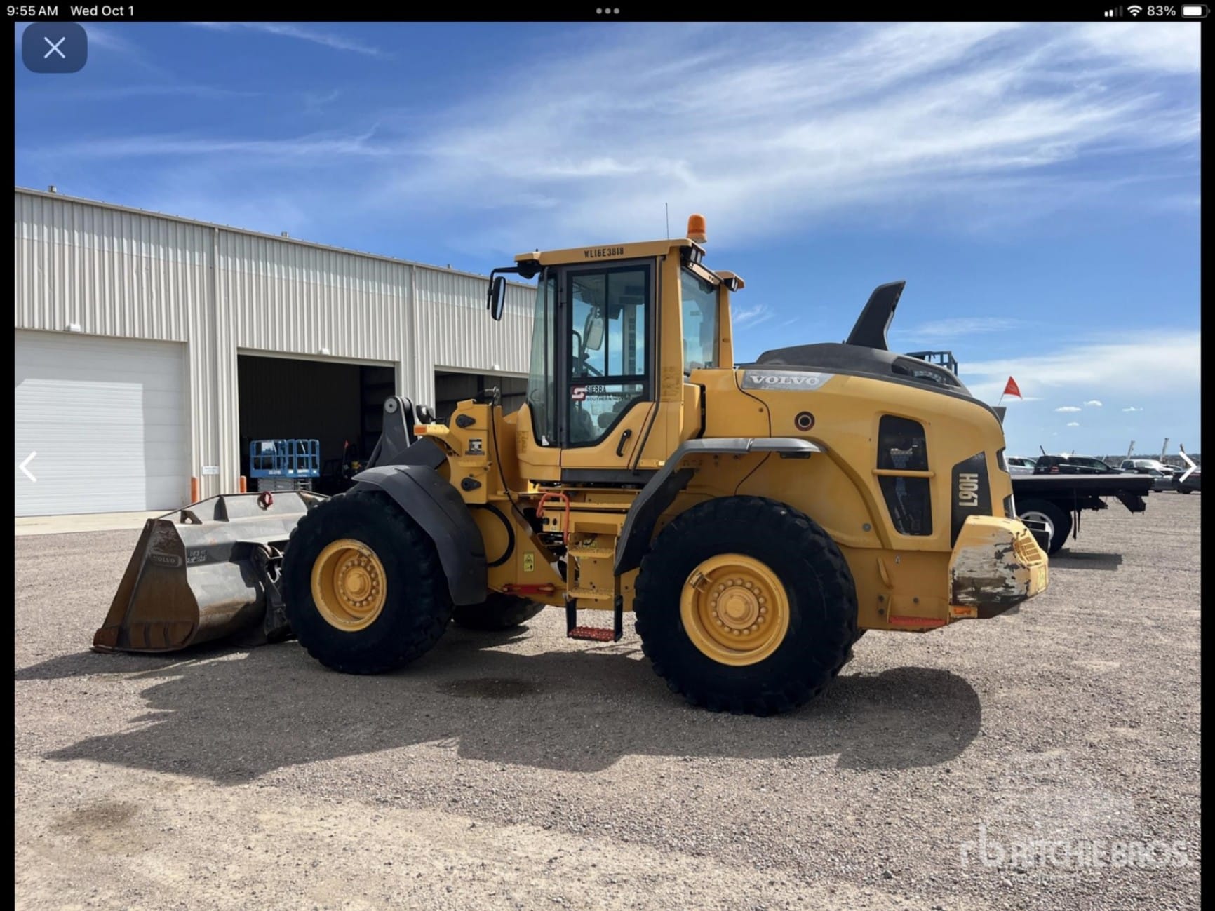 2017 Volvo L90H Wheel Loaders for sale in Wamego, KS - listing photo 2 of 8