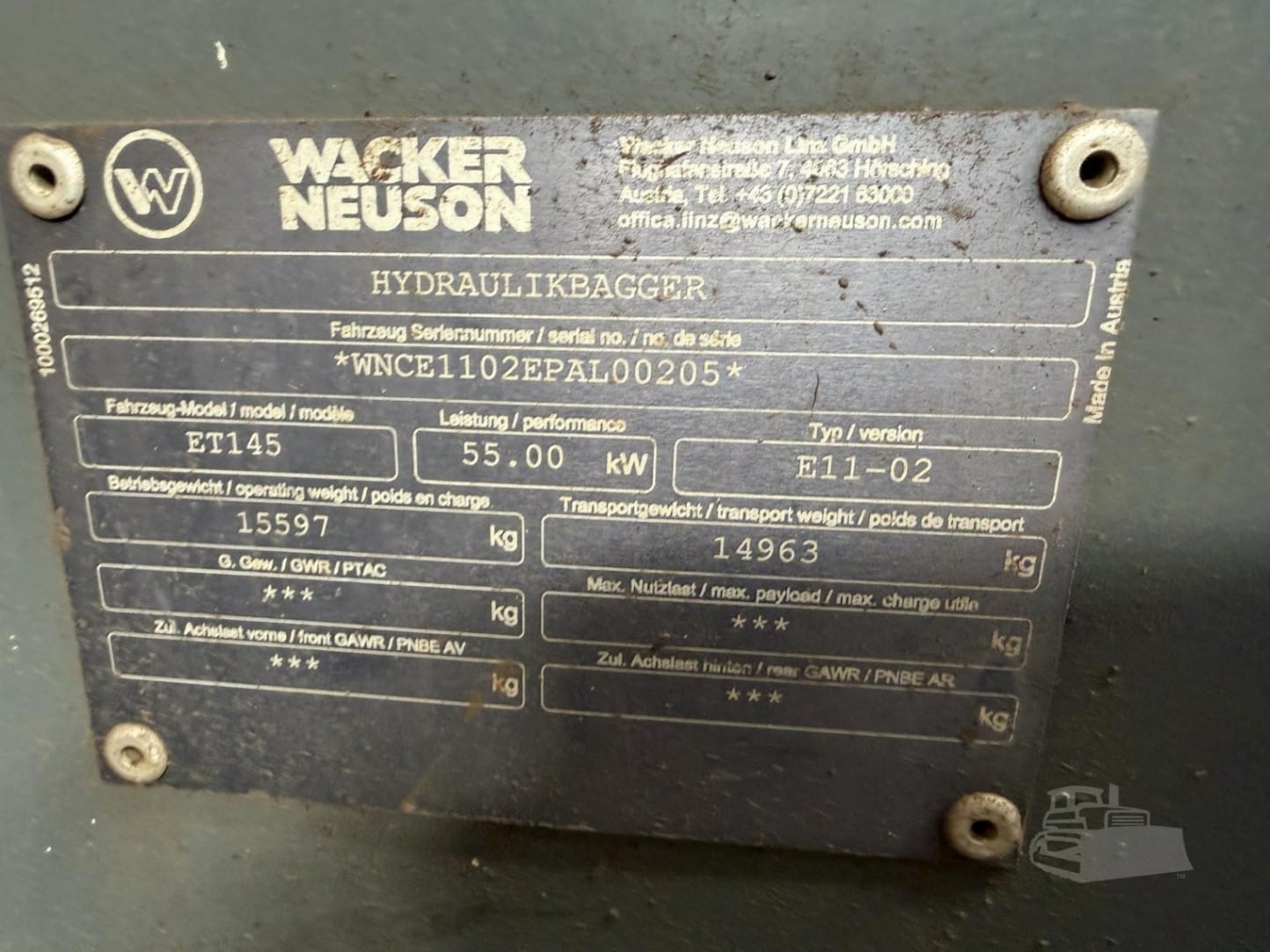 2017 Wacker Neuson ET145 Excavators for sale in Rochester, NY - listing photo 2 of 6