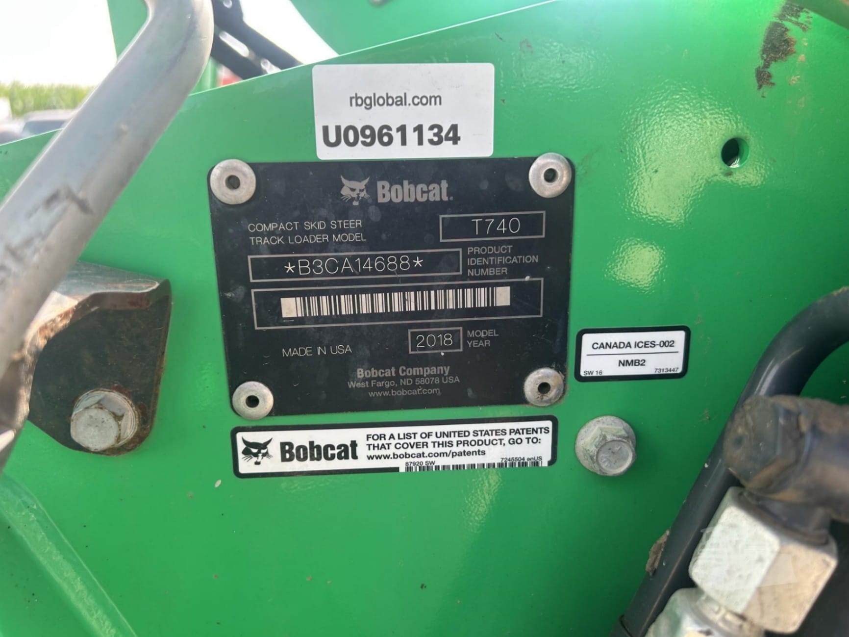2018 Bobcat T740 Track Loaders for sale in Manchester, IA - listing photo 50 of 84
