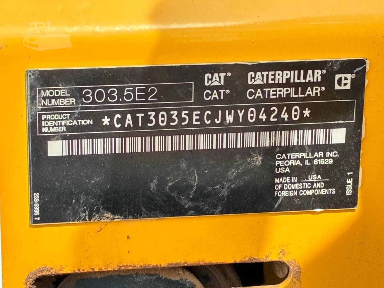 2018 Caterpillar 303.5E2 CR Excavators for sale in Odessa, TX - listing photo 5 of 8