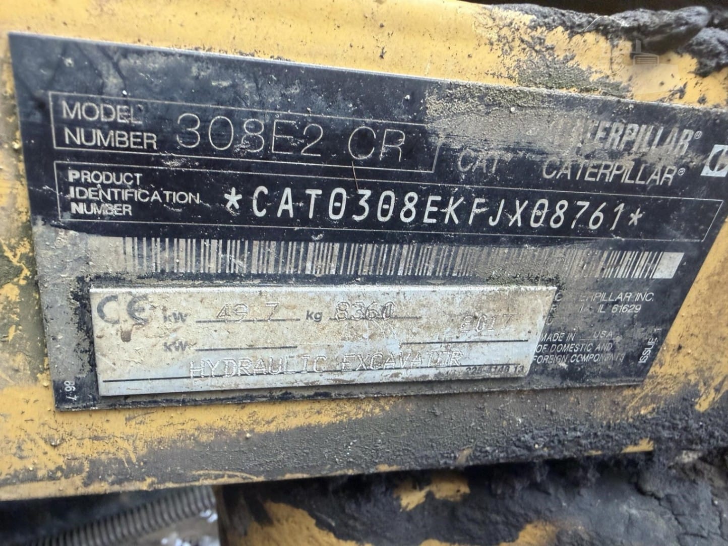 2018 Caterpillar 308E2 CR Excavators for sale in Rochester, NY - listing photo 10 of 10