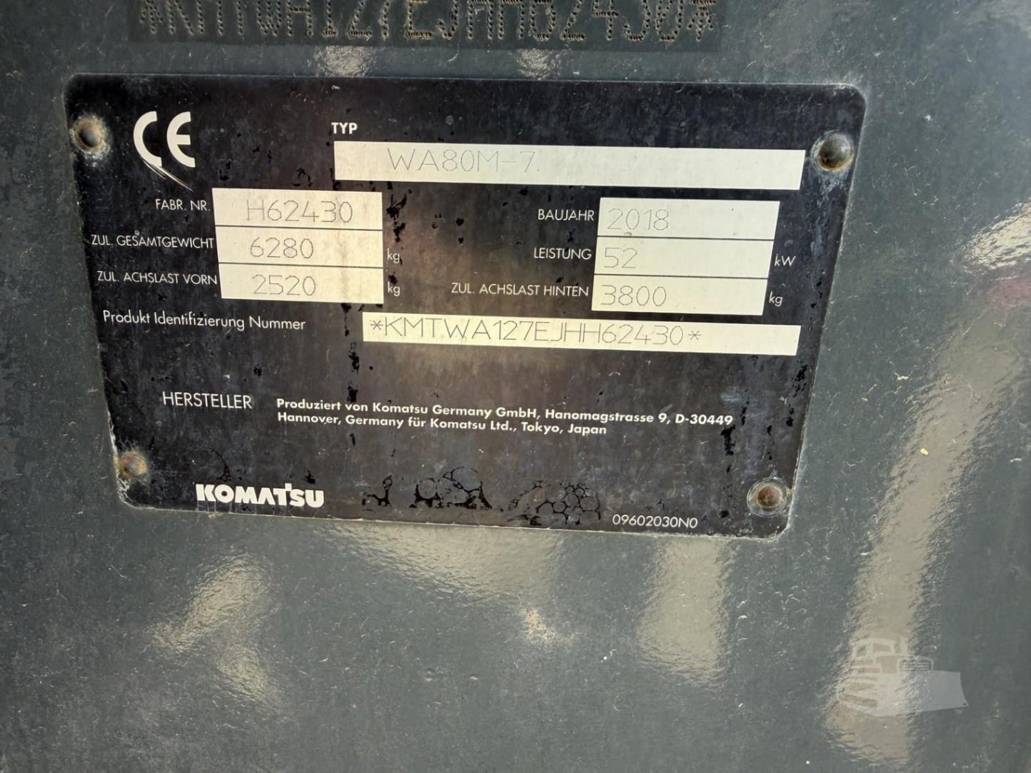 2018 Komatsu WA80M-7 Wheel Loaders for sale in Rochester, NY - listing photo 7 of 10