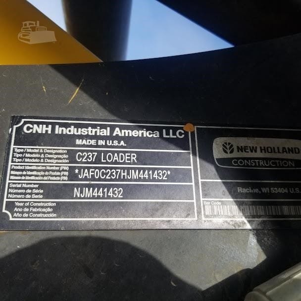 2018 New Holland C237 Track Loaders for sale in Alta, IA - listing photo 24 of 24