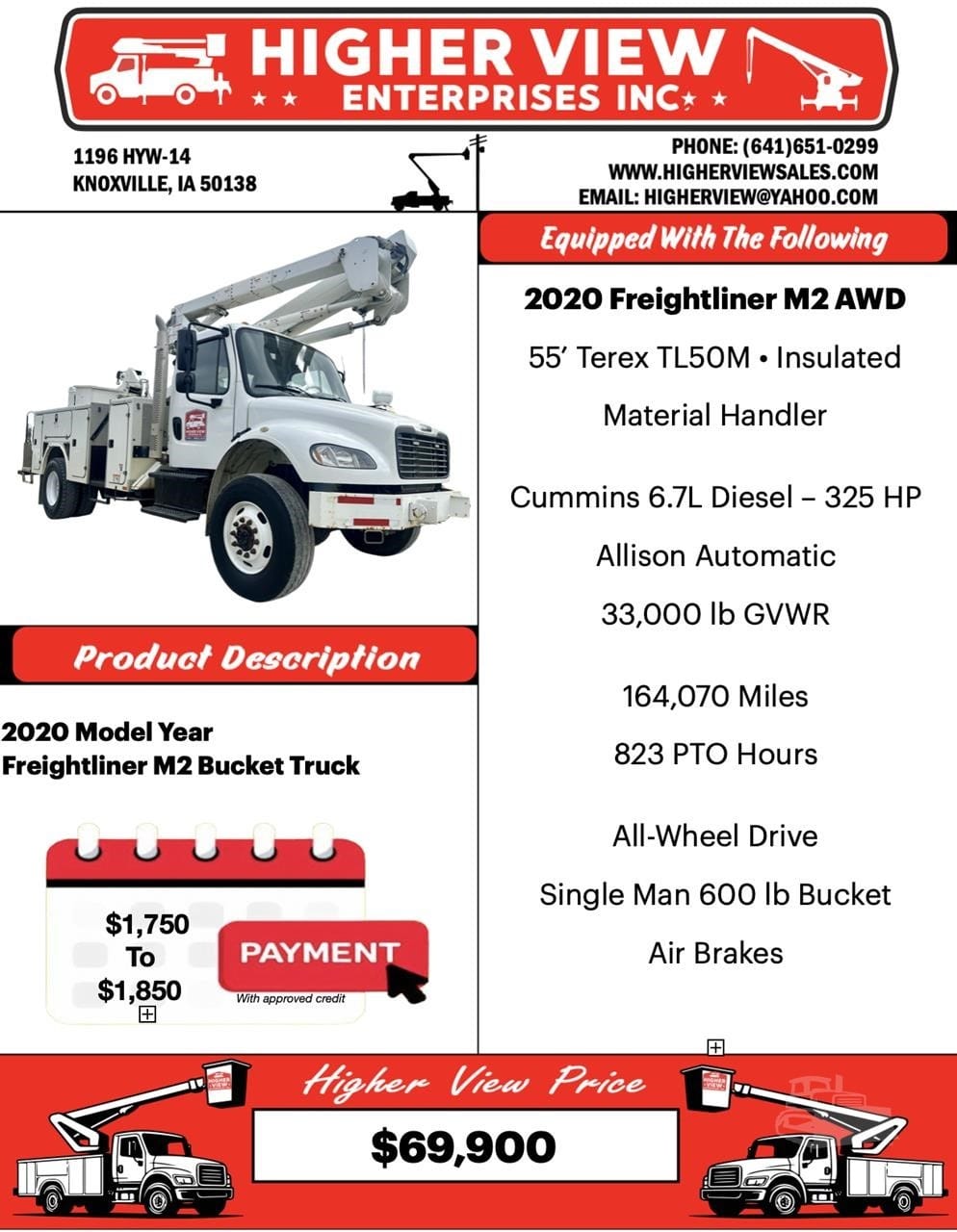 2019 Terex TL50M Service Mechanics Truck Crane for sale in Knoxville, IA - listing photo 41 of 49