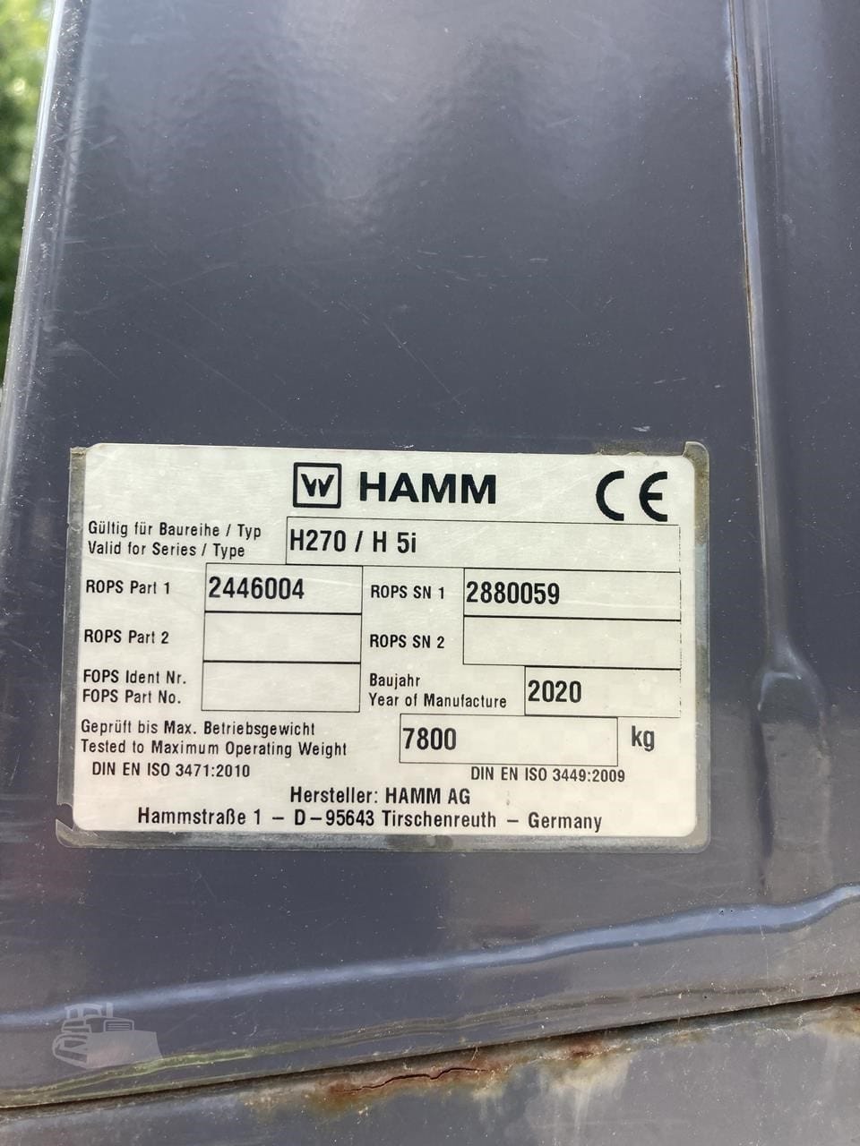 2020 HAMM H5I Smooth Drum Rollers for sale in Greenfield Center, NY - listing photo 9 of 9