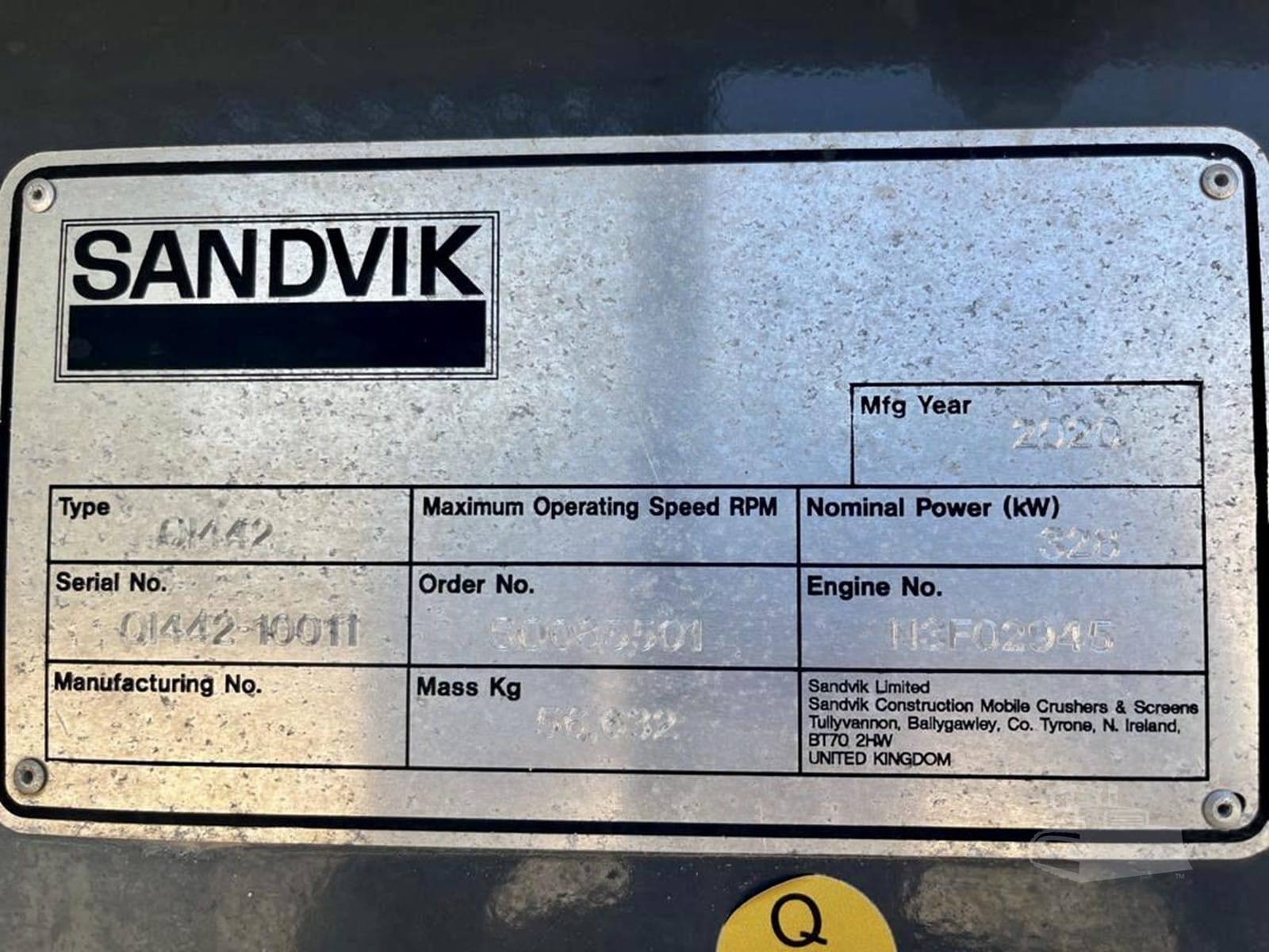 2020 Sandvik sandvik-qi442 Impact Crusher for sale in Austin, TX - listing photo 3 of 8