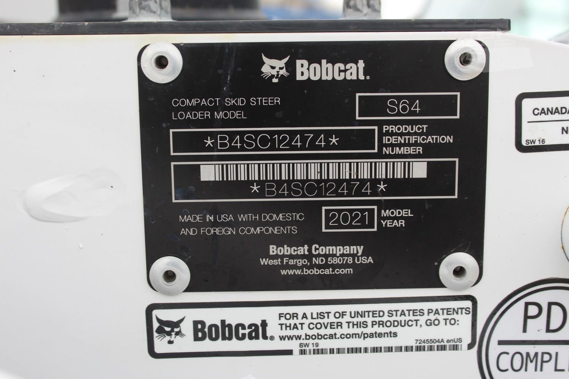 2021 Bobcat S64 Skid Steer Loaders for sale in Atlantic, IA - listing photo 14 of 14