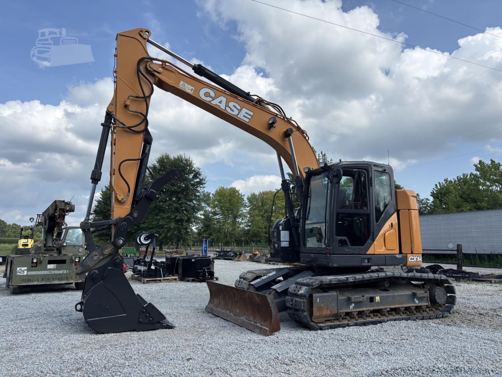 2021 CASE CX145DSR Excavators for sale in Jewett, IL - primary listing photo of 8