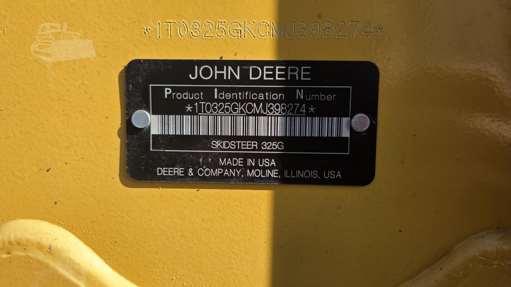2021 John Deere 325G Track Loaders for sale in Orchard, IA - listing photo 10 of 10