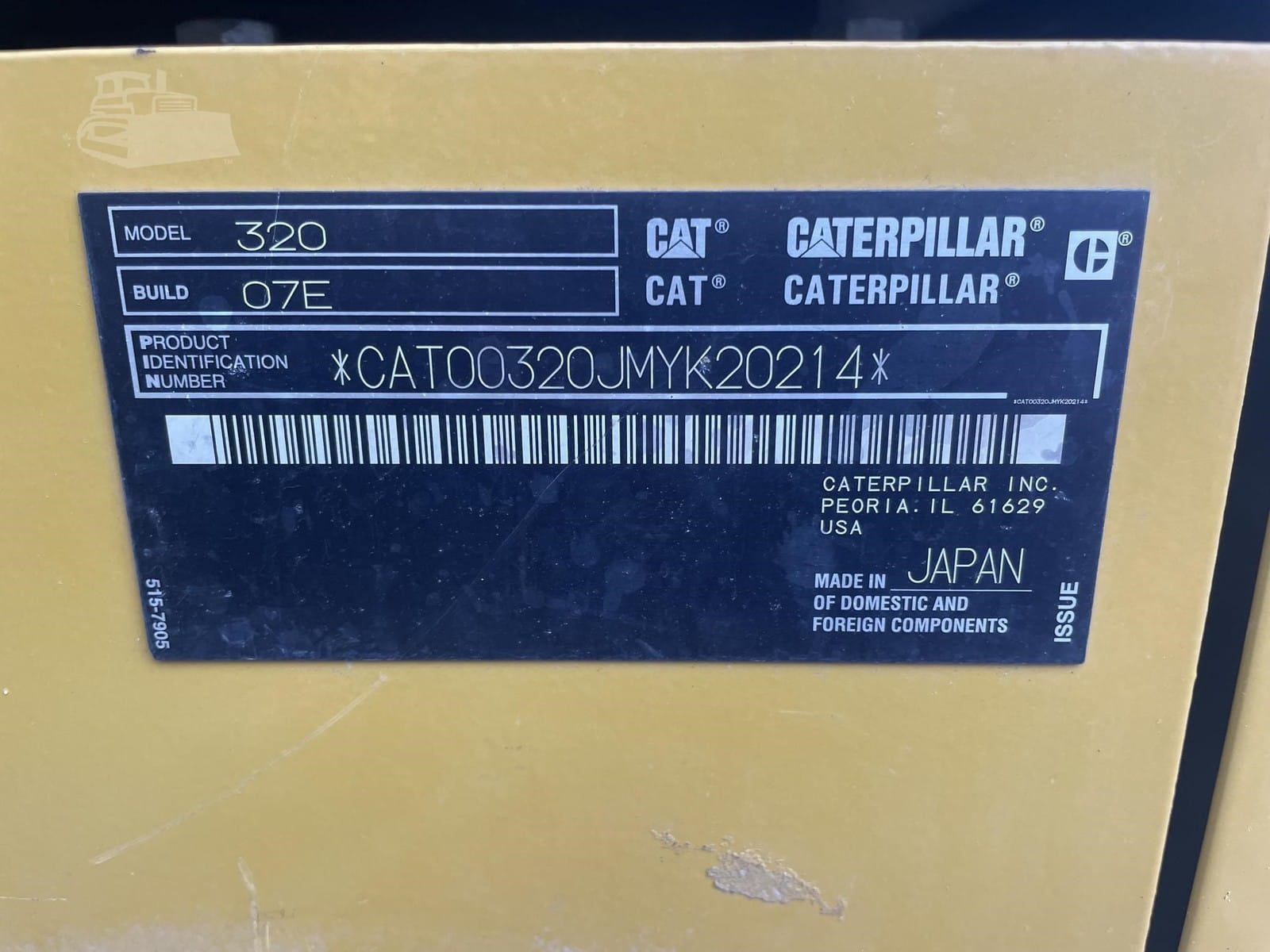 2022 Caterpillar 320 Excavators for sale in Meyersdale, PA - listing photo 7 of 7