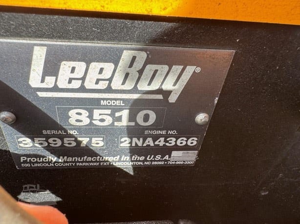 2022 Leeboy 8510E Asphalt Pavers for sale in Elgin, TX - listing photo 6 of 6