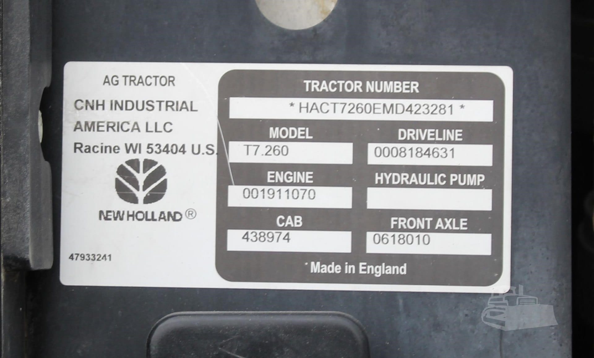 2022 New Holland T7.260 Field Tractors Power for sale in Atlantic, IA - listing photo 14 of 14