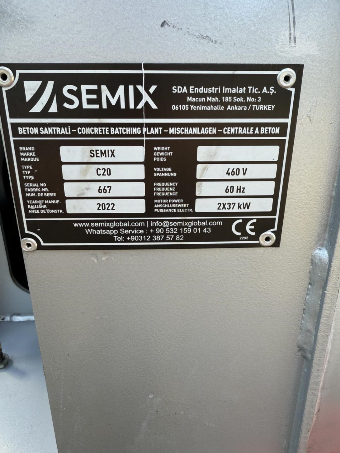 2022 SEMIX C20 Concrete Plants for sale in Delmont, PA - listing photo 5 of 8