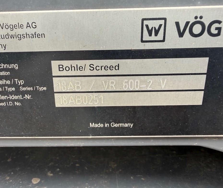 2022 Vögele (Wirtgen) SUPER 2000-3i Asphalt Pavers for sale in City, AR - listing photo 5 of 6