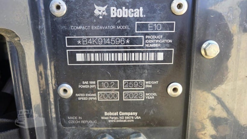 2023 Bobcat E10 Excavators for sale in Ashland, OH - listing photo 6 of 6